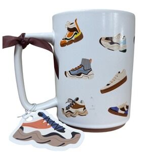 Eccolo Sneaker Lover Ceramic Mug Various Running and Walking Shoes Designs New